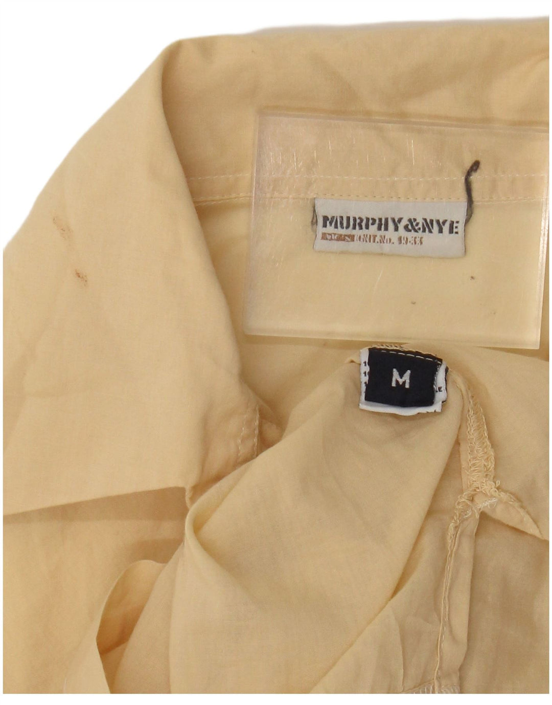 Murphy & Nye dametrøje med 3/4 ærmer UK 14 medium gul bomuld