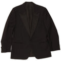 Gemelli Herre 1 Knap Blazer Jacket UK 42 XL Sort Uld