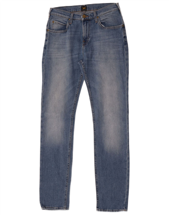 Lee Herre Rider Slim Jeans W29 L32 Blå Bomuld