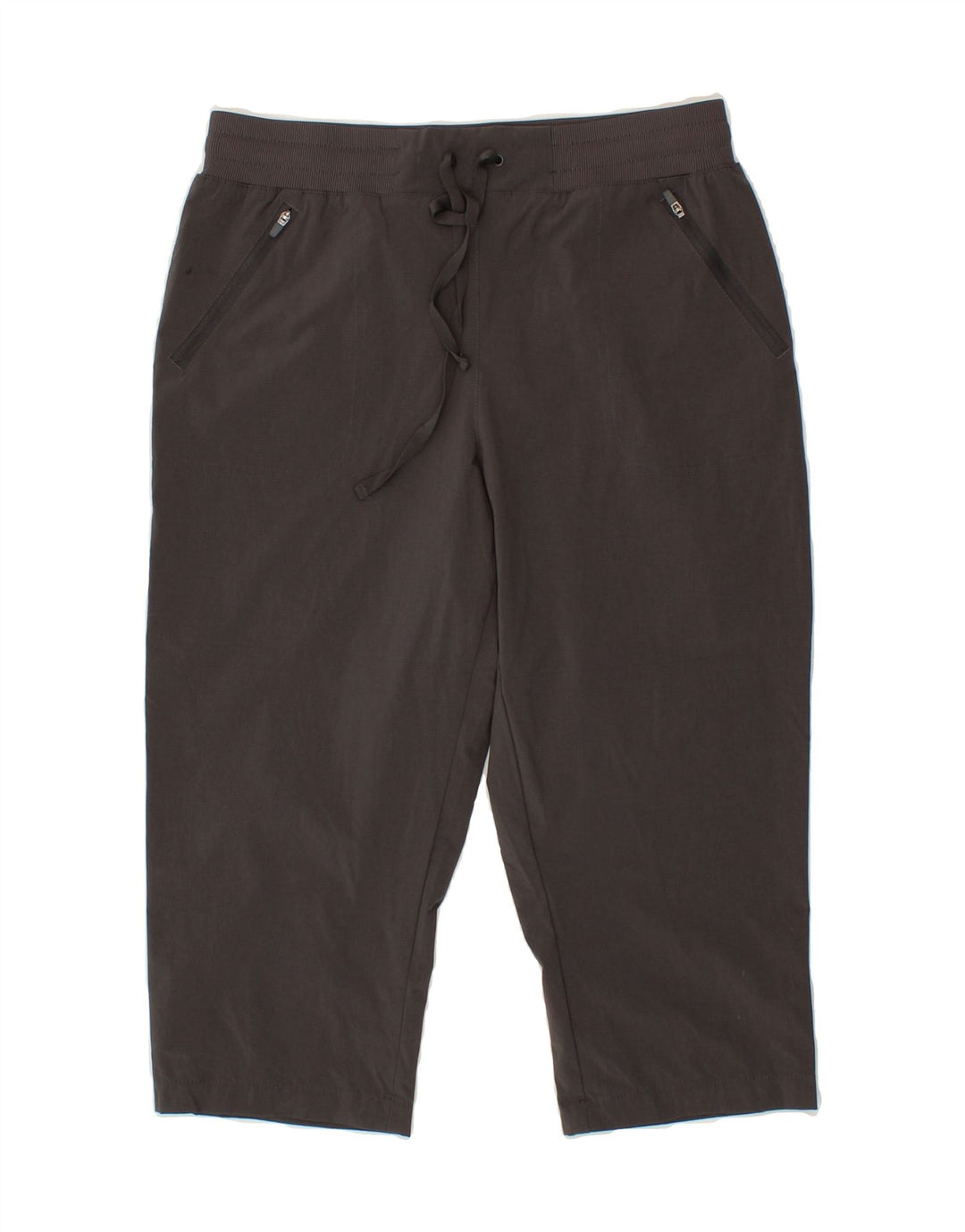 MOUNTAIN WAREHOUSE Womens Capri Tracksuit Trousers UK 12 Medium Grey Vintage Mountain Warehouse and Second-Hand Mountain Warehouse from Messina Hembry 