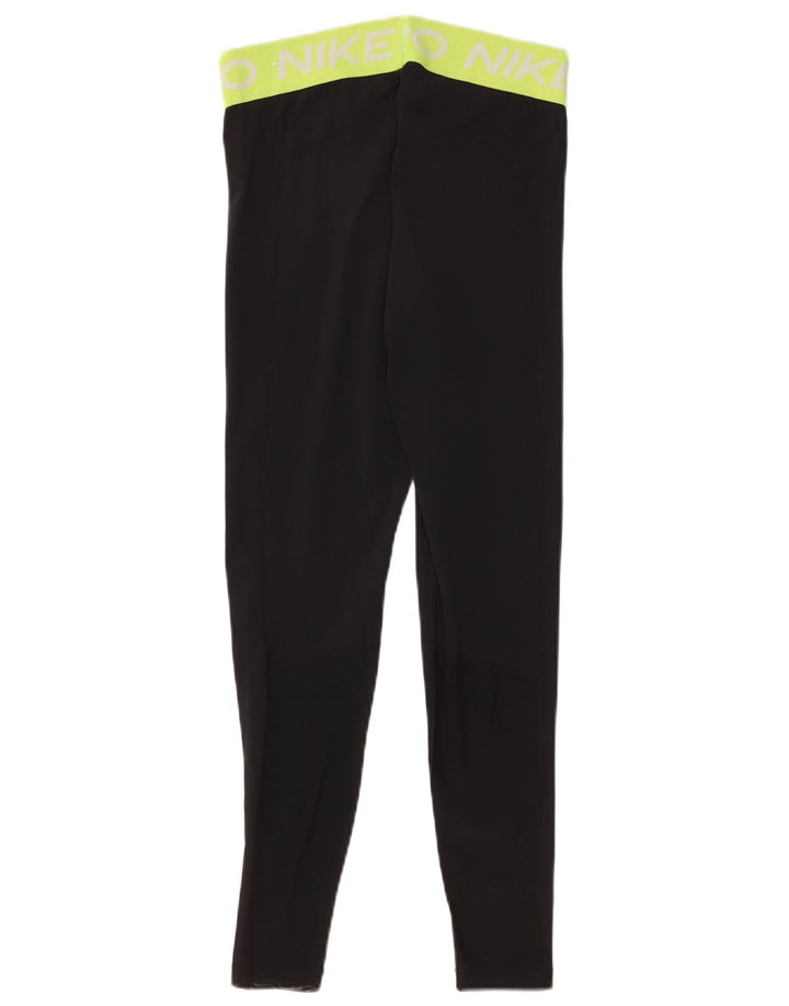 Nike Dame Dri Fit Leggings UK 12 Medium Sort