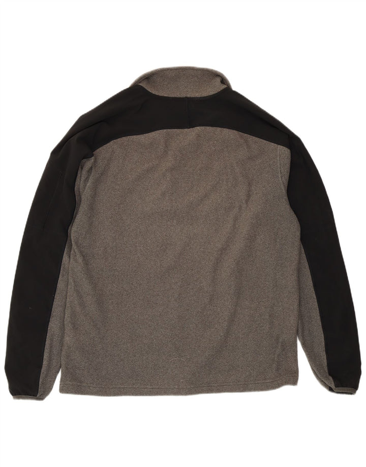 The North Face Herre lynlåshals Fleece Jumper Medium Grey Colourblock