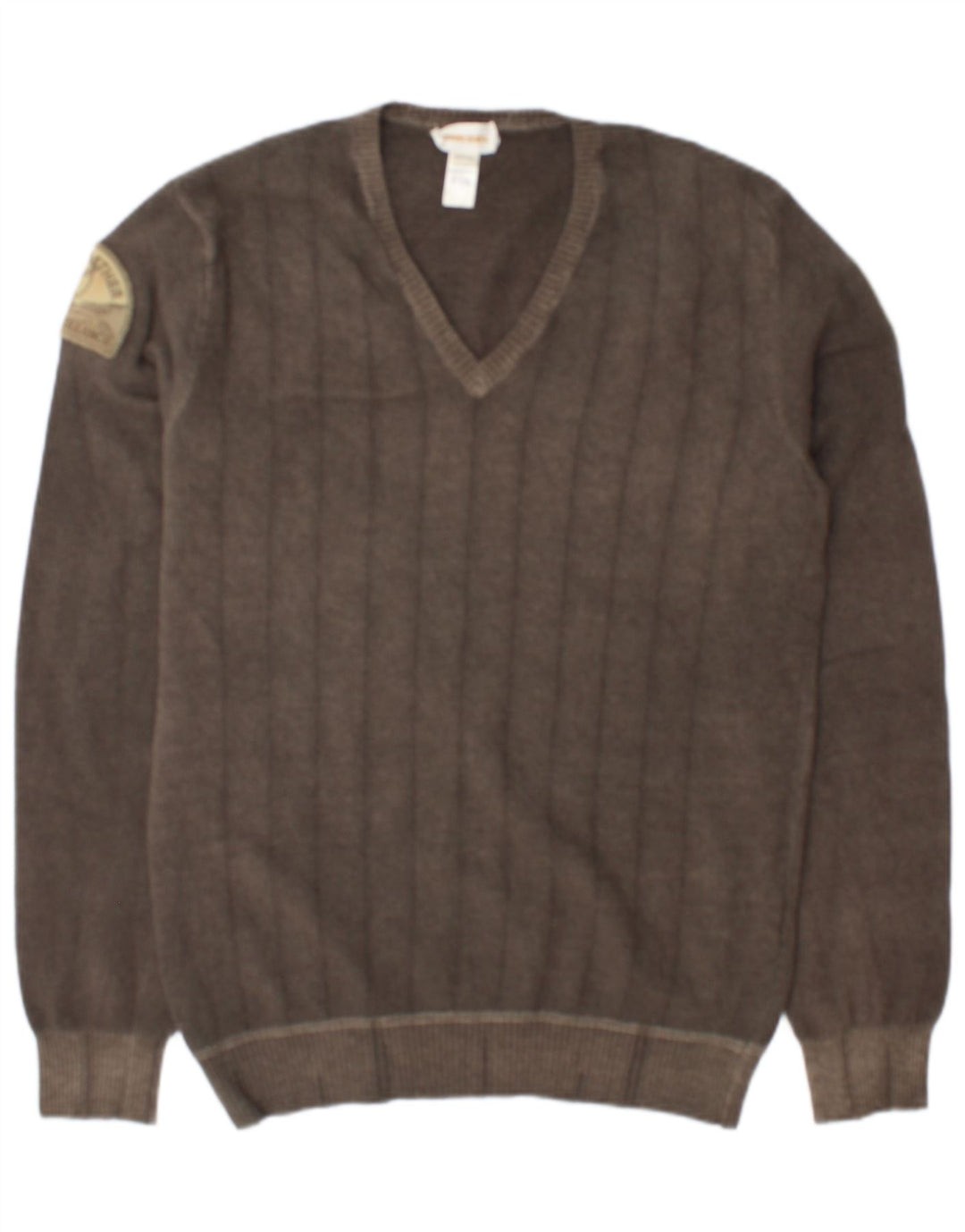 Diesel Herre V-hals sweater XL Grå Uld