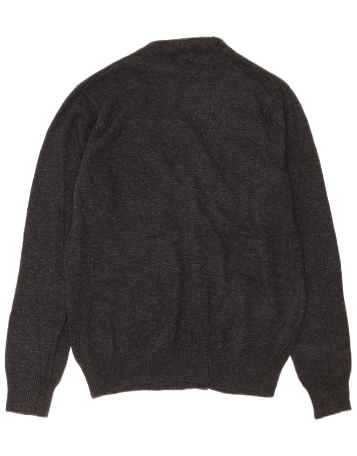 Robe Di Kappa herre cardigan sweater mellemgrå