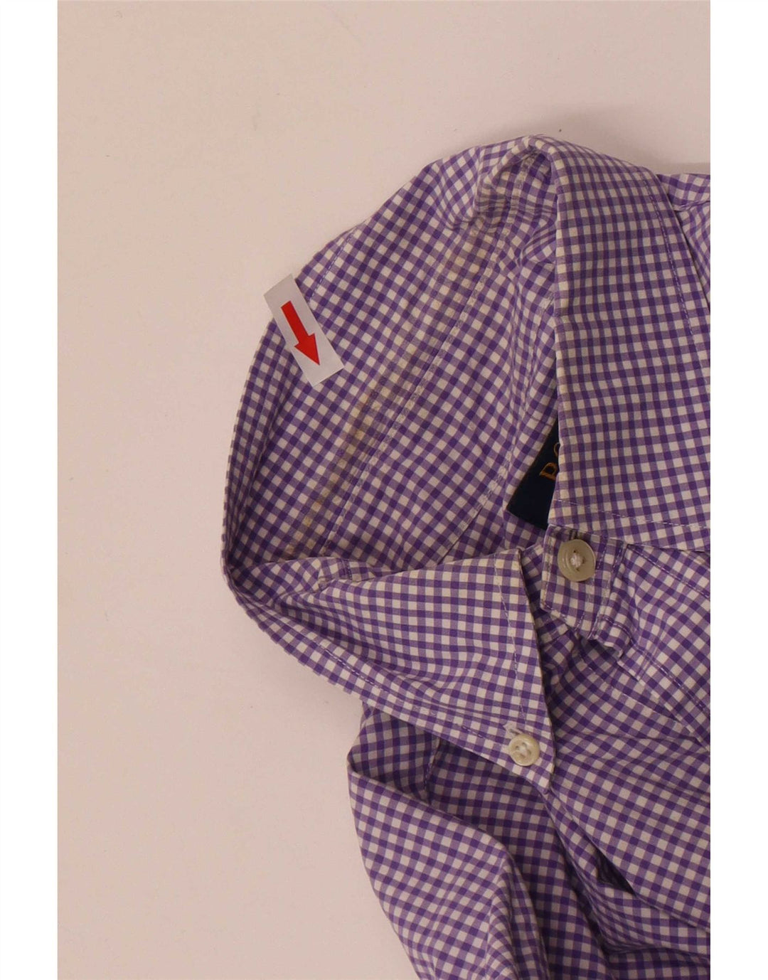 Polo Ralph Lauren Herreskjorte Medium Lilla Gingham Bomuld