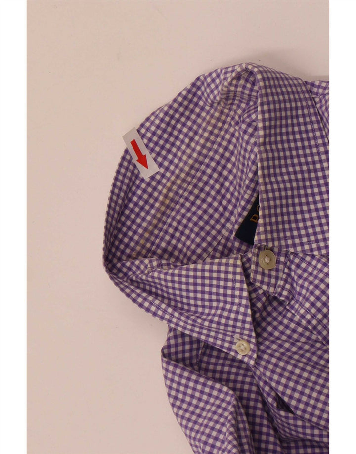 Polo Ralph Lauren Herreskjorte Medium Lilla Gingham Bomuld