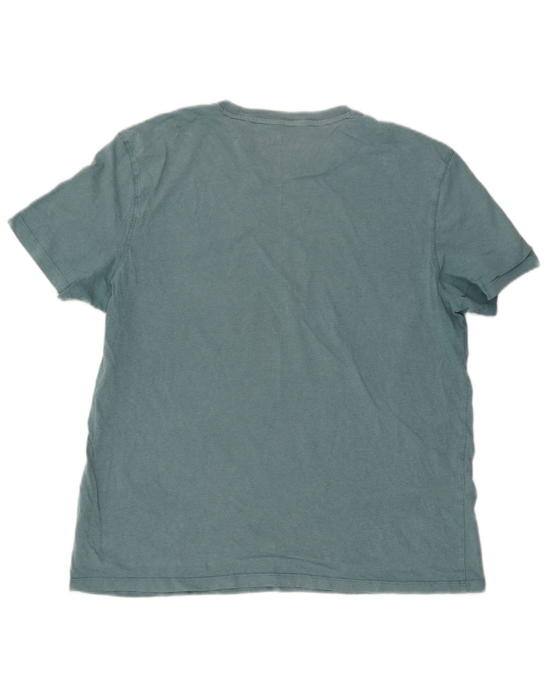Fat Face Herre T-Shirt Top XL Blå Bomuld