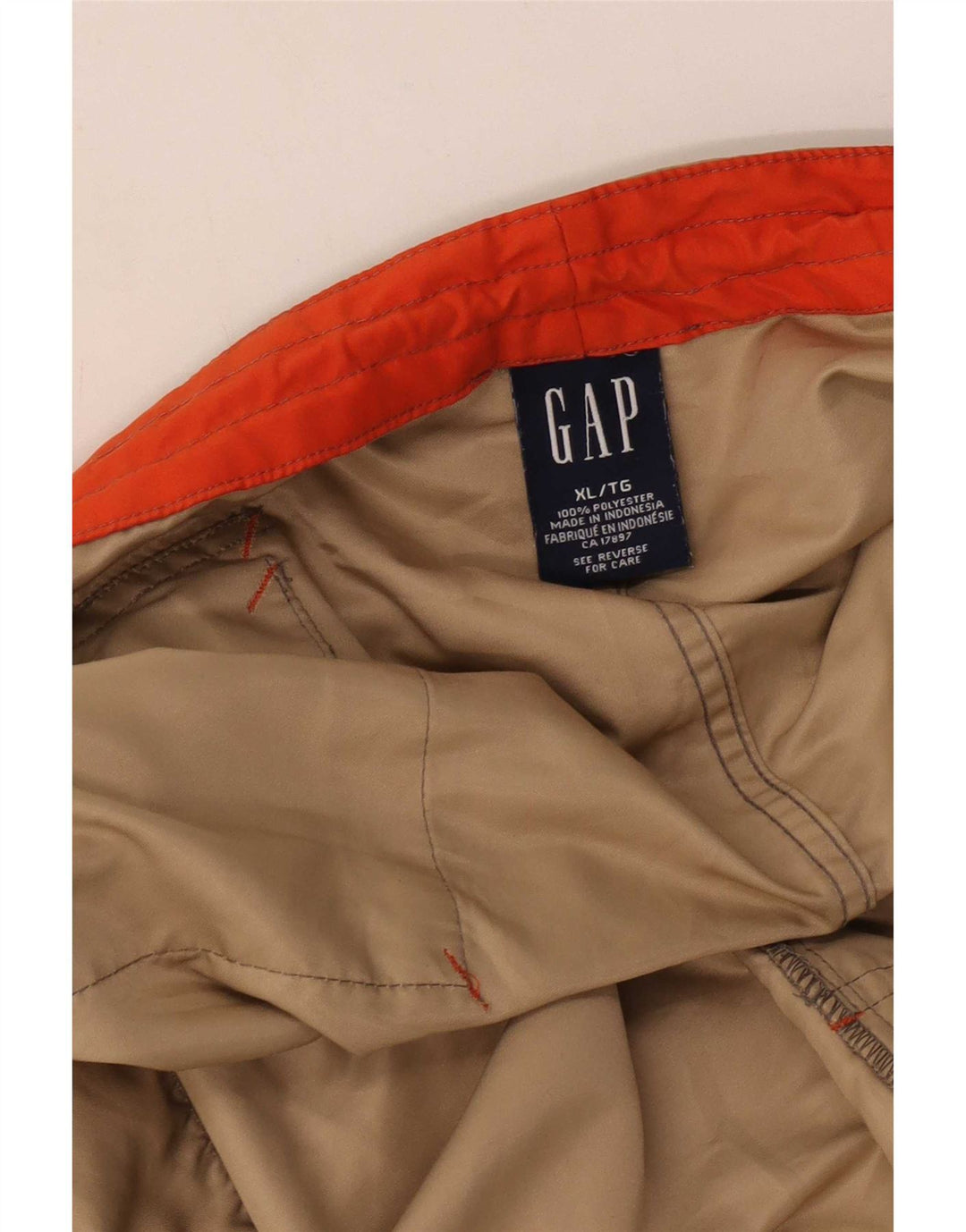 Gap Herre Capri Bukser XL W40 Beige Polyester