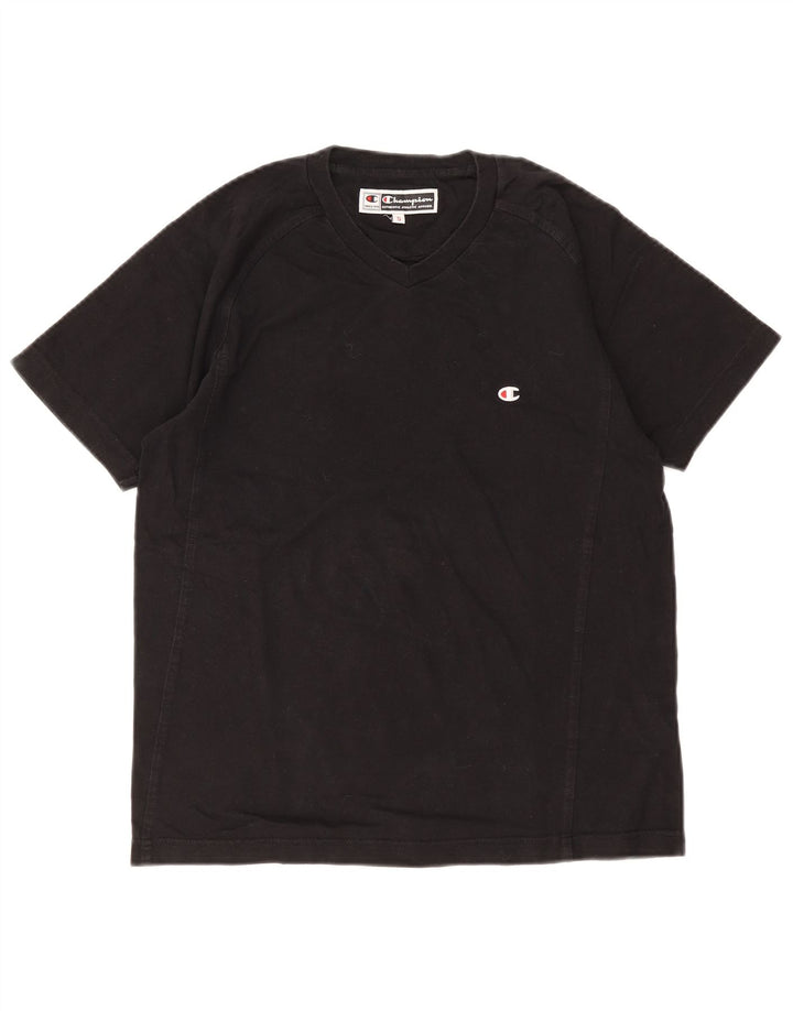 Champion herre T-shirt top lille sort bomuld