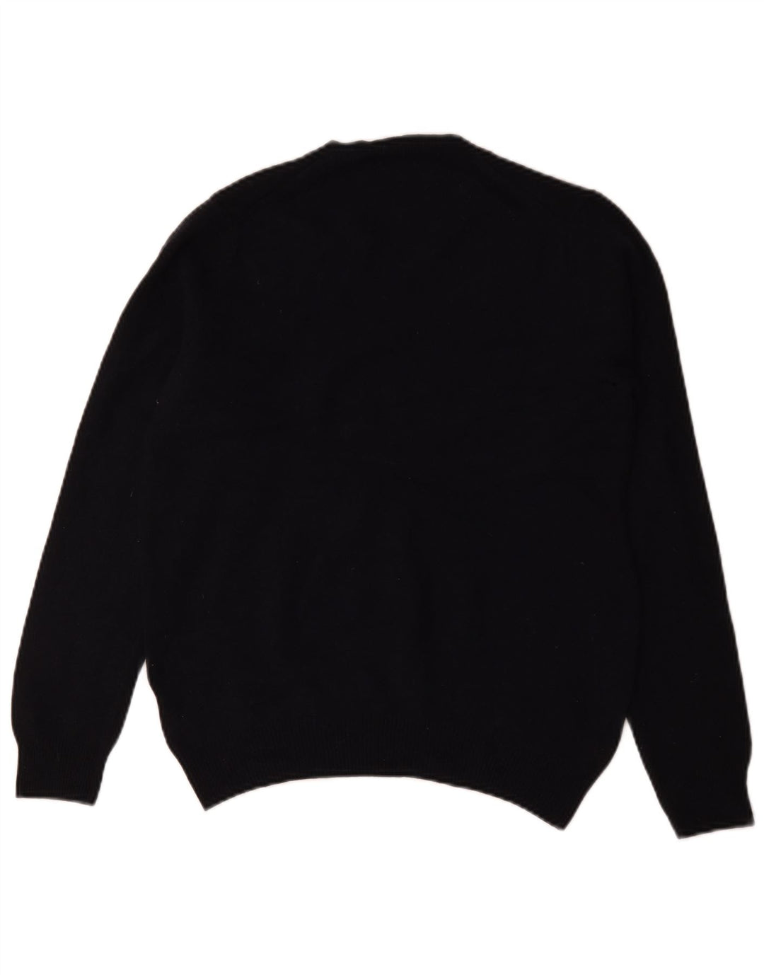 Marks & Spencer Herre V-hals sweater Small Navyblå Lammeuld