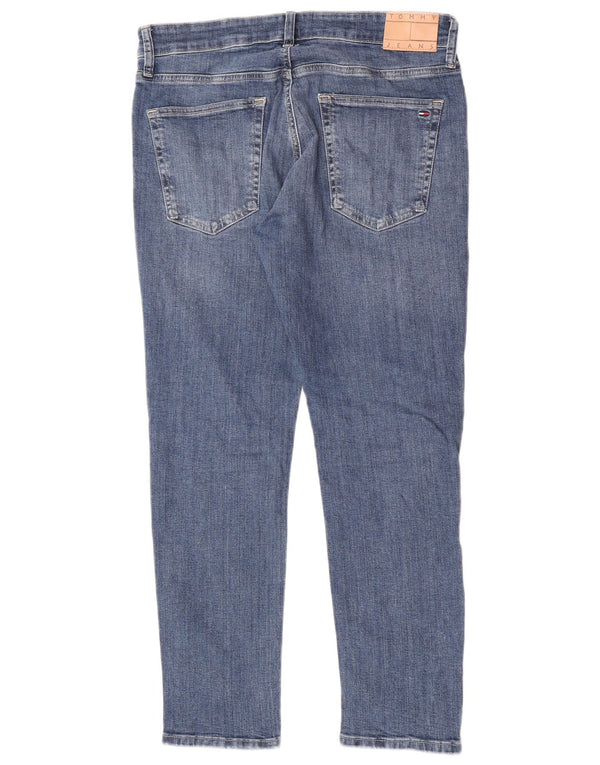 Tommy Hilfiger Herre Austin Slim Tapered Jeans W33 L30 Blå Bomuld