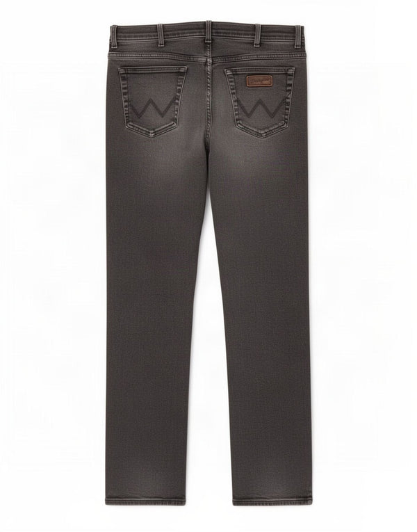 Wrangler Herre Texas Straight Jeans W40 L34 Grå Bomuld