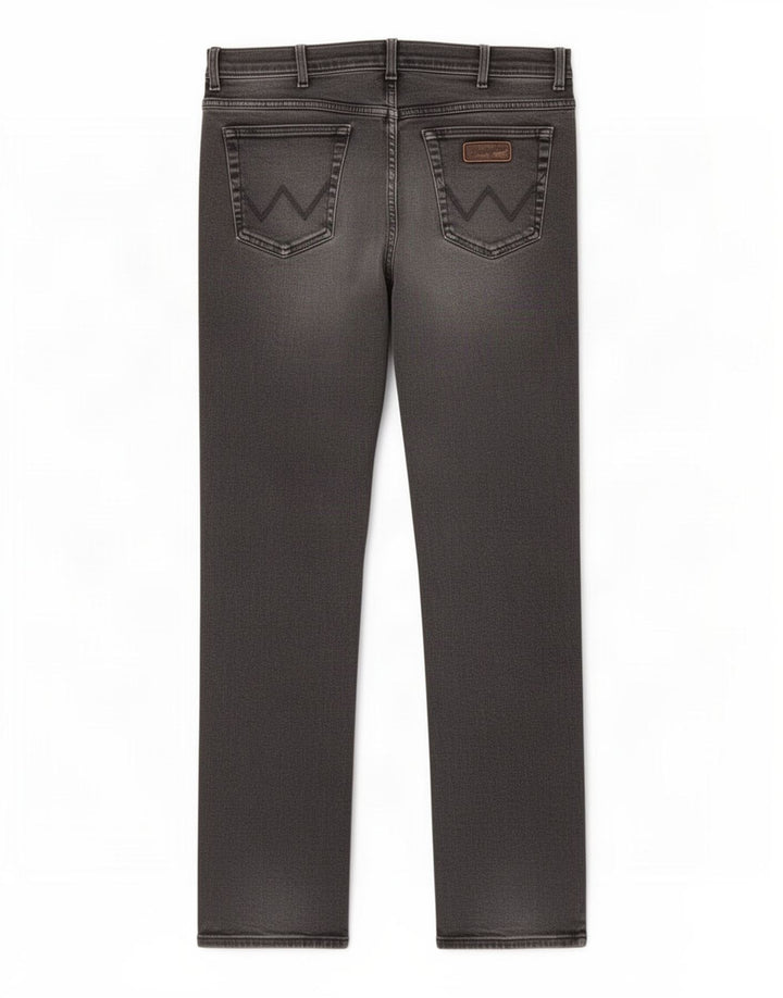 Wrangler Herre Texas Straight Jeans W40 L34 Grå Bomuld