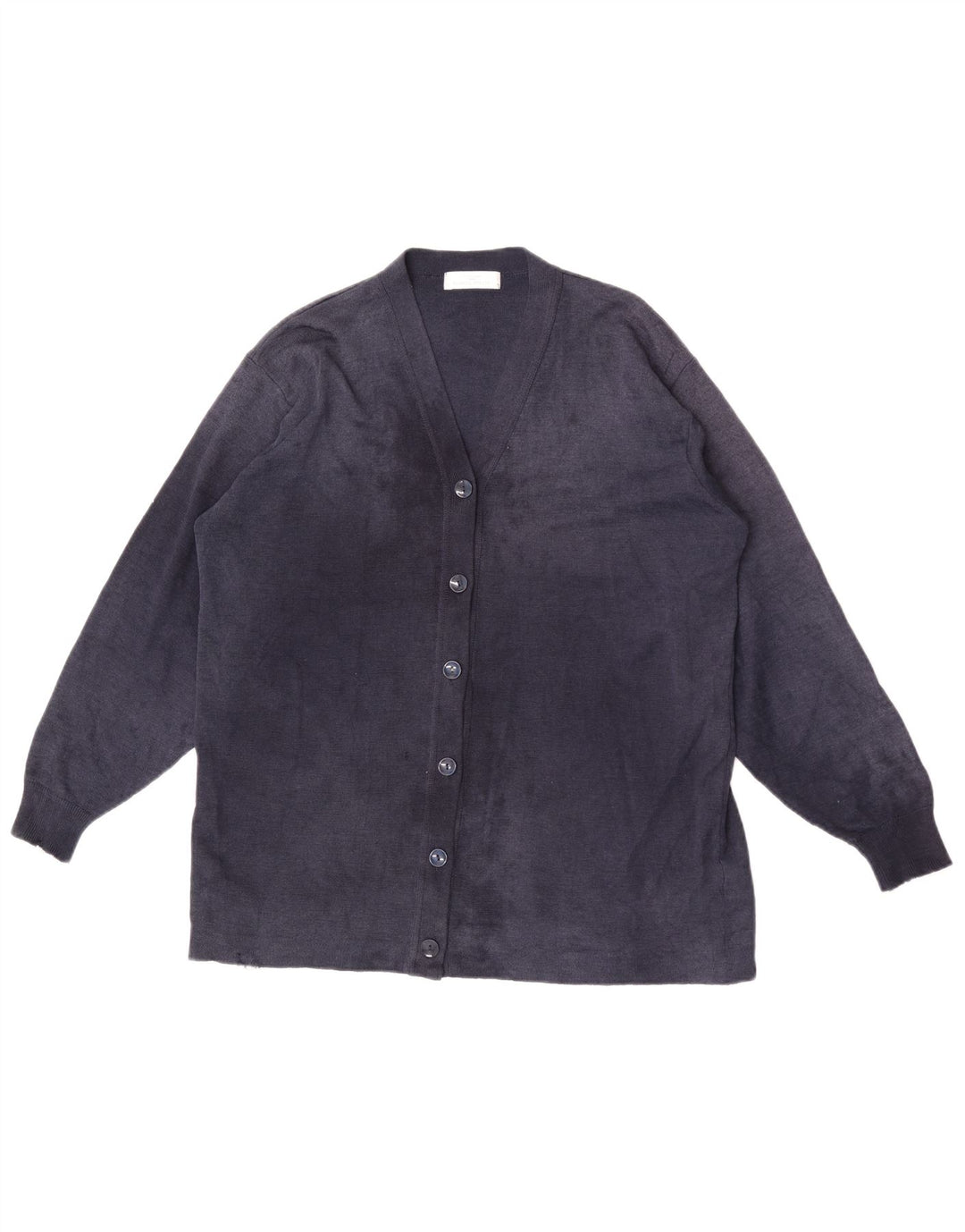 Marks & Spencer Dame cardigan sweater EU 38/40 Medium Navy Blue Uld