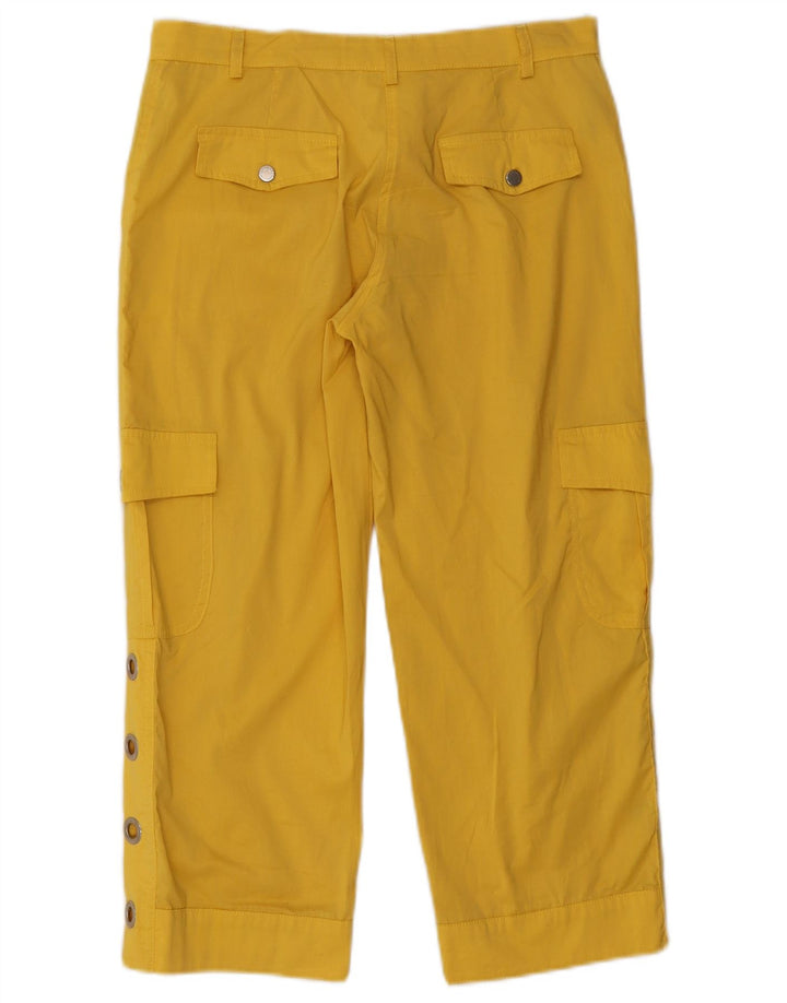 Roccobarocco Dame Capri Cargo Bukser W30 L22 Gul