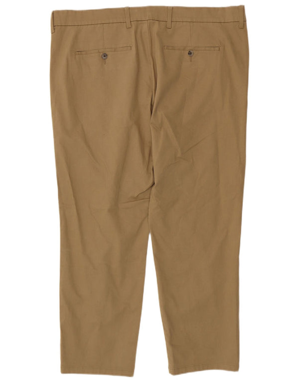 Marks & Spencer Herre Regular Fit Chinobukser W40 L27 brun bomuld