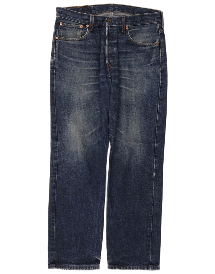 Levi's Herre 582 Straight Jeans W32 L30 Blå Bomuld