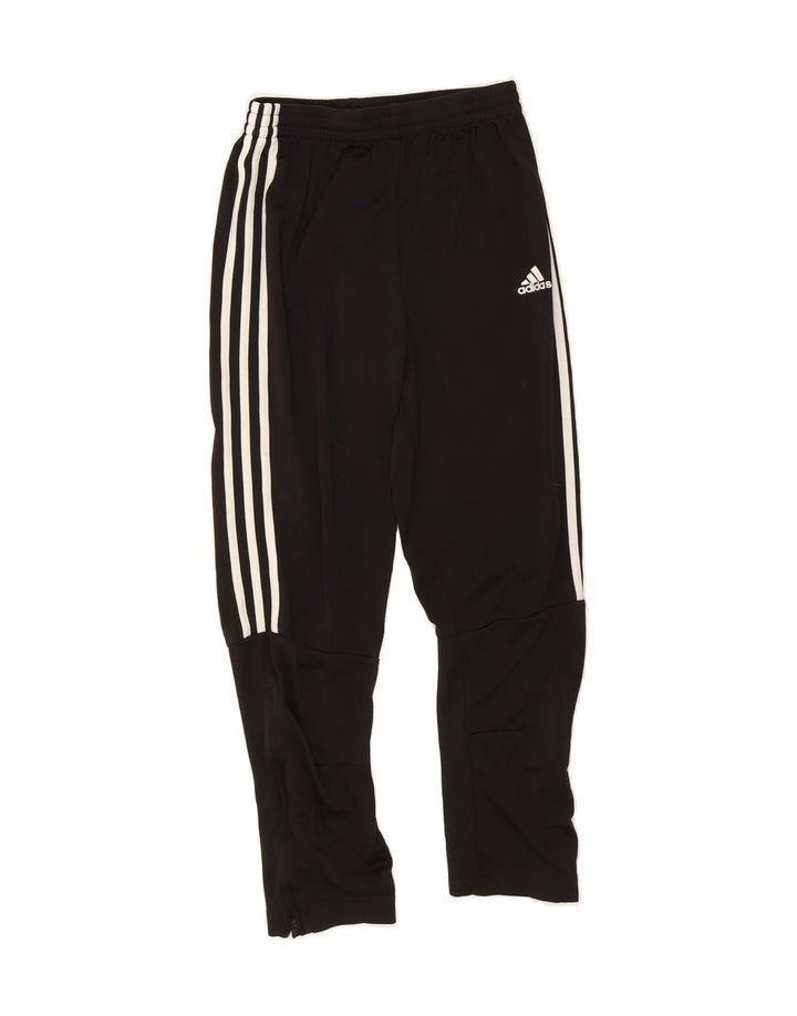 ADIDAS Boys Tracksuit Trousers 13-14 Years Large  Black Polyester Vintage Adidas and Second-Hand Adidas from Messina Hembry 