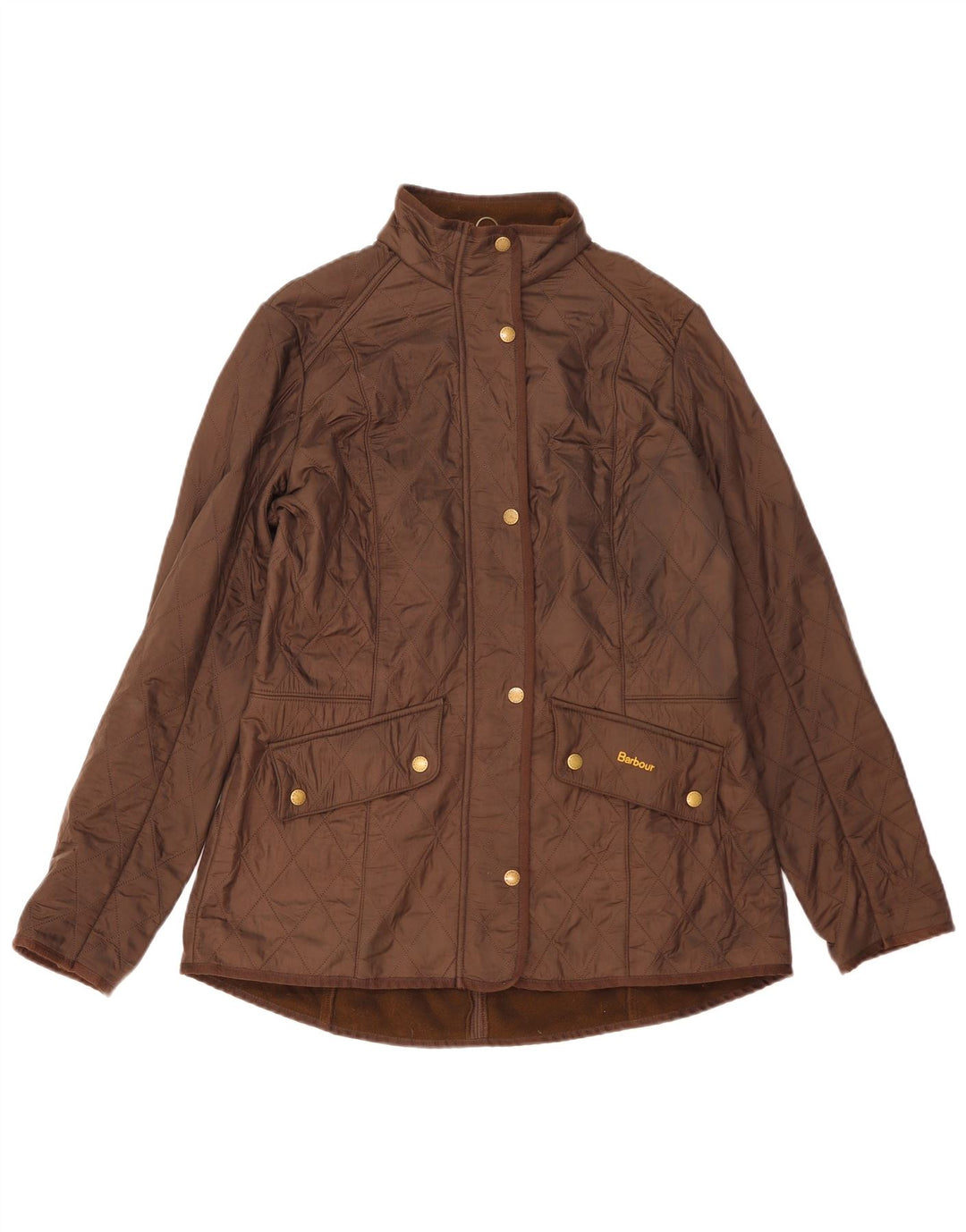 Barbour Quiltet jakke til kvinder UK 16 Stor Brun