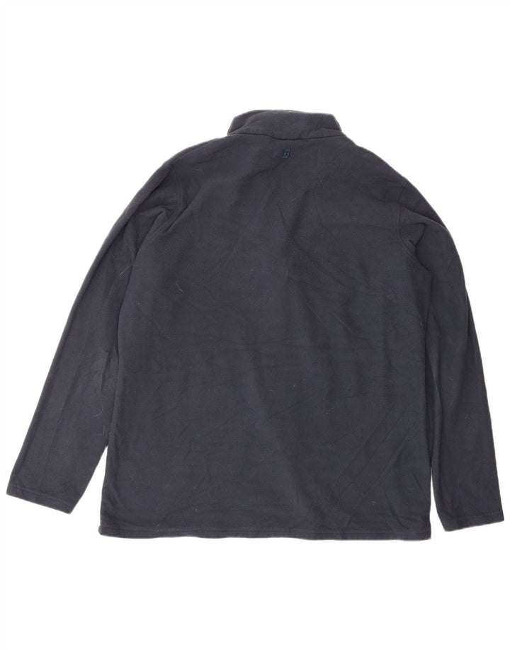 MOUNTAIN WAREHOUSE Fleecetrøje til mænd med lynlås XL Marineblå polyester