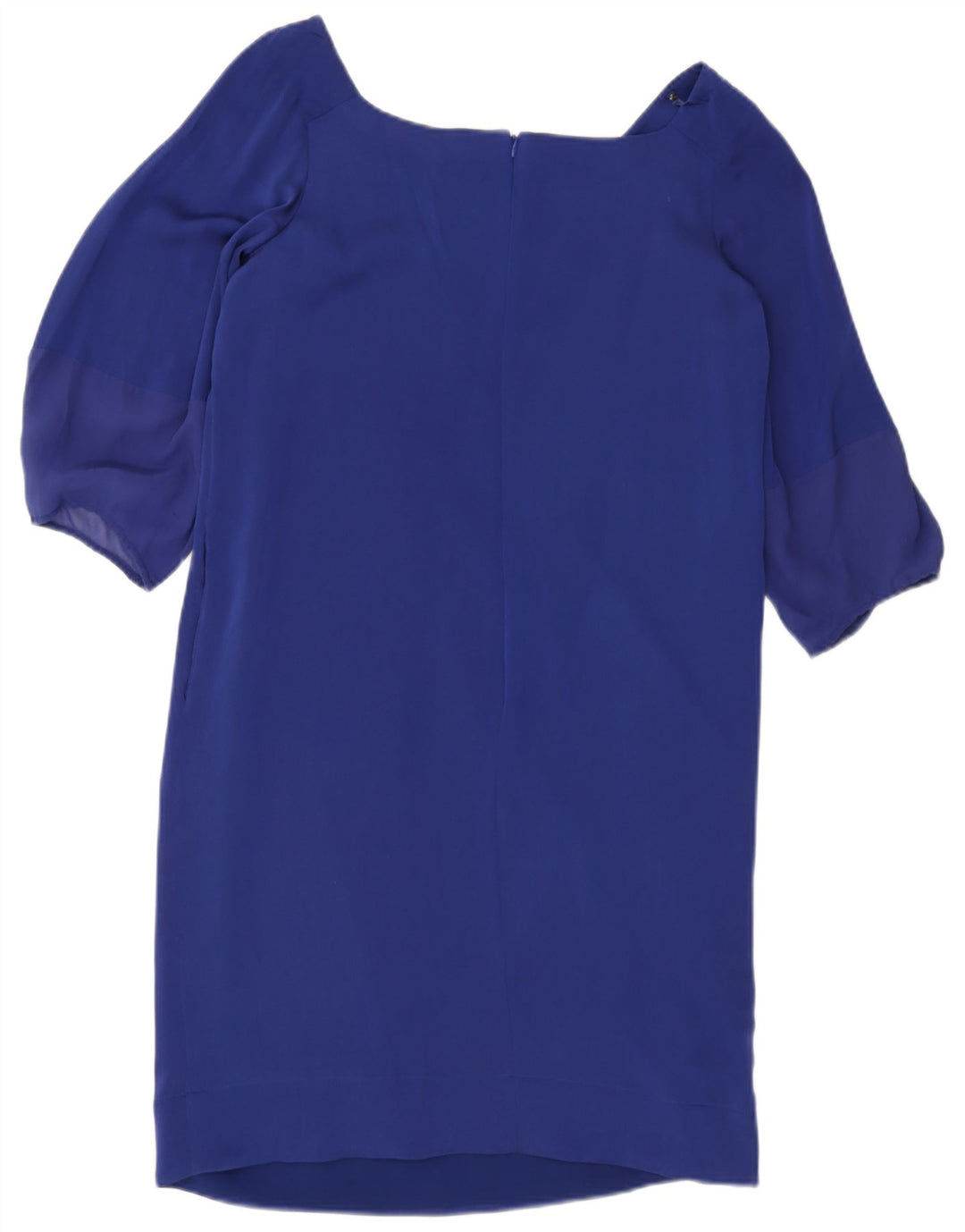 Armani Collezioni Dame 3/4 ærmet Shift Dress IT 44 Medium Blue