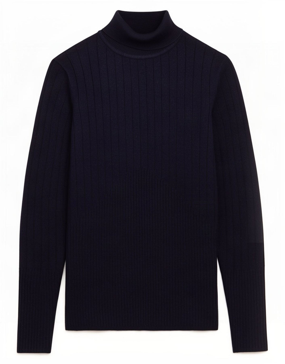 Marks & Spencer Dame Turtle Neck Jumper Sweater UK 8 Small Navy Blue