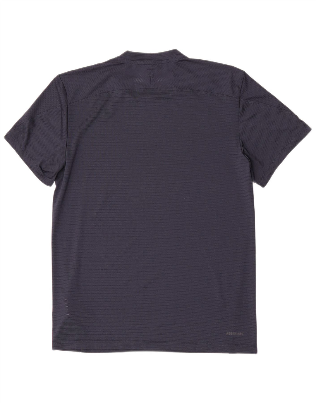 Adidas Herre Aeroready T-Shirt Top Medium Navy Blue Polyester