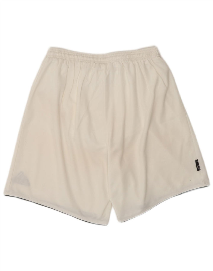 ADIDAS Mens Climalite Sport Shorts Large  White Polyester