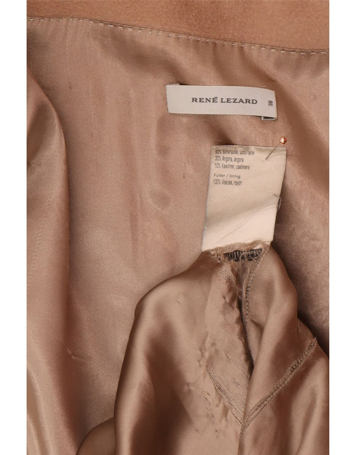 RENE LEZARD Dame Overfrakke EU 38 Medium Beige Uld