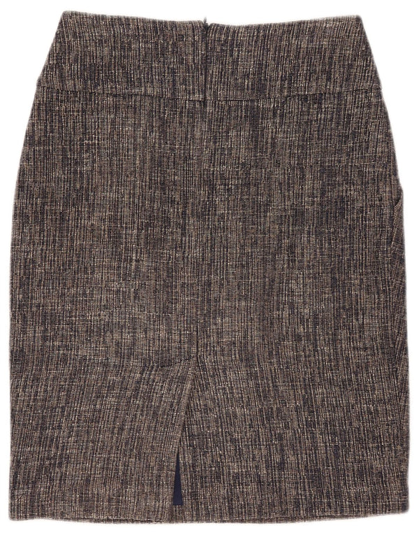 Hobbs Pencil Nederdel til kvinder UK 8 Small W28 Marineblå Flecked Viscose