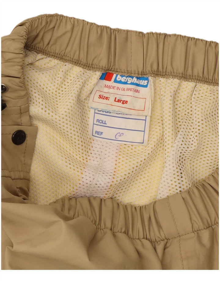 BERGHAUS Træningsdragt bukser til mænd Large Beige Polyester