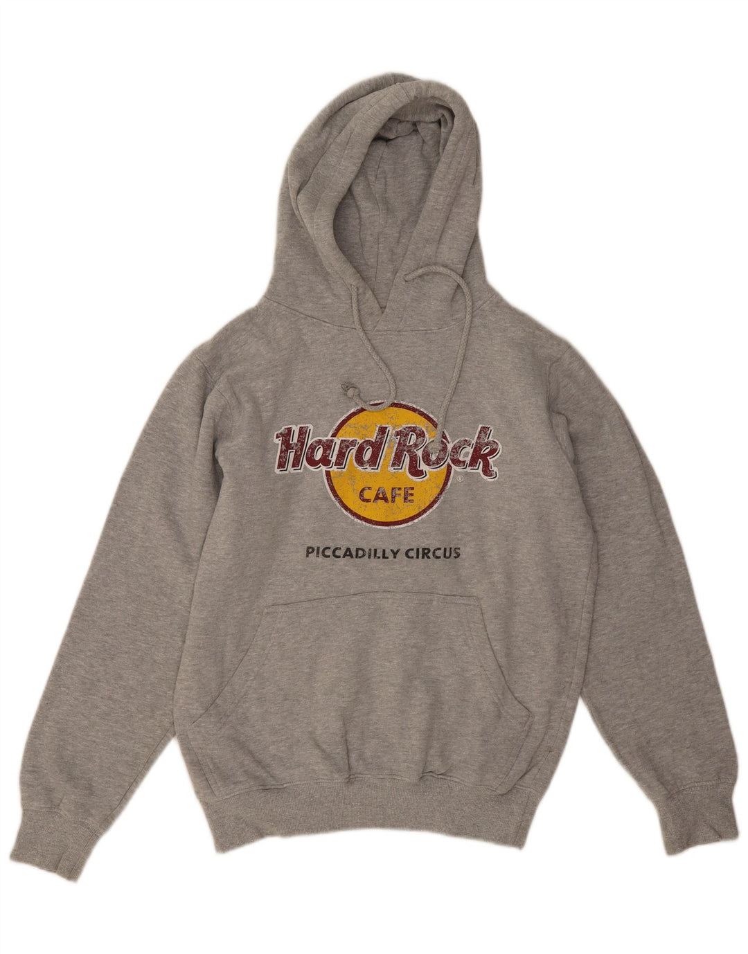 Hard Rock Cafe Herre Piccabilly Circus Hættetrøje Jumper Medium Grå Flecked