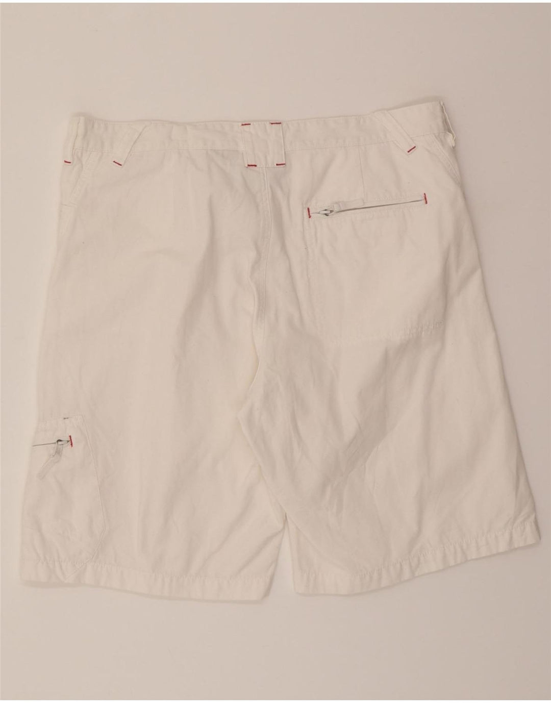 FILA Mens Cargo Shorts W38 XL White Cotton Vintage Fila and Second-Hand Fila from Messina Hembry 