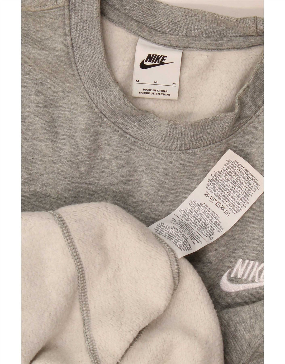 Nike Herre sweatshirt Jumper Medium Grey Bomuld