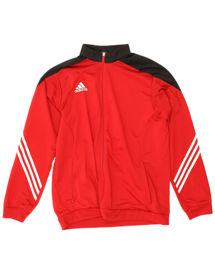Adidas Træningsdragt til mænd Topjakke XL Rød Colourblock Polyester