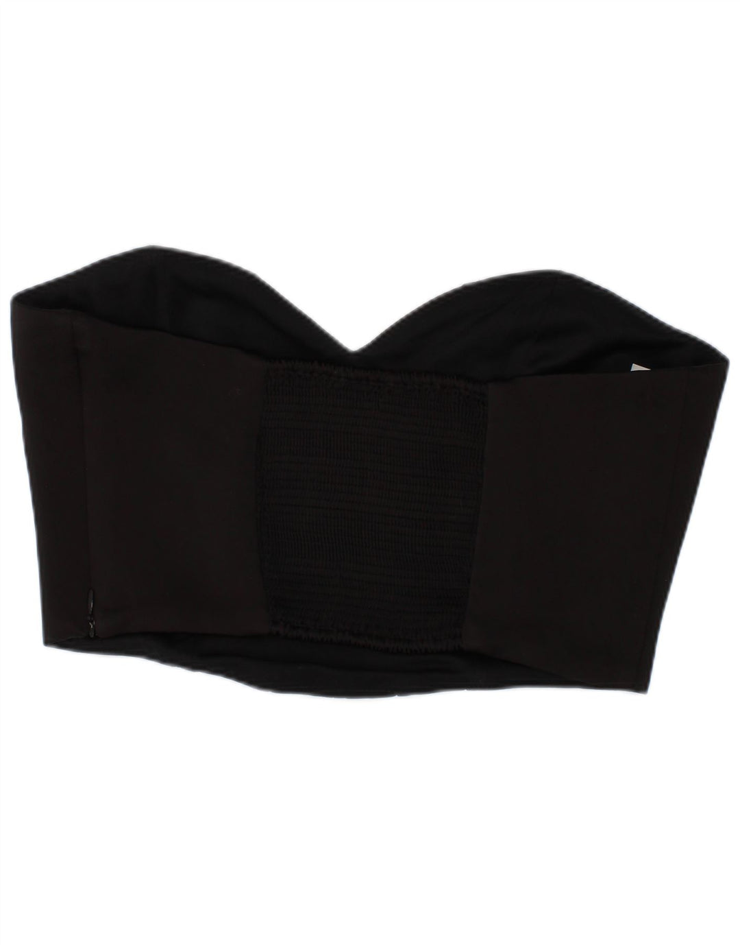 Zara Womens Crop Corset Top Medium Sort Polyester