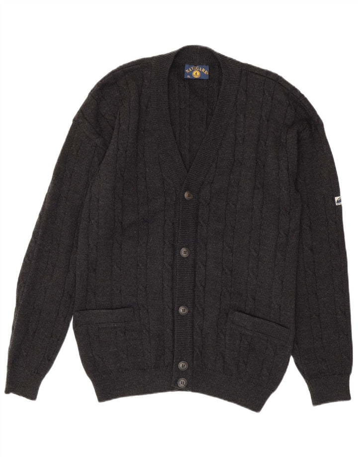 Navigare Herre Cardigan Sweater XL Grå