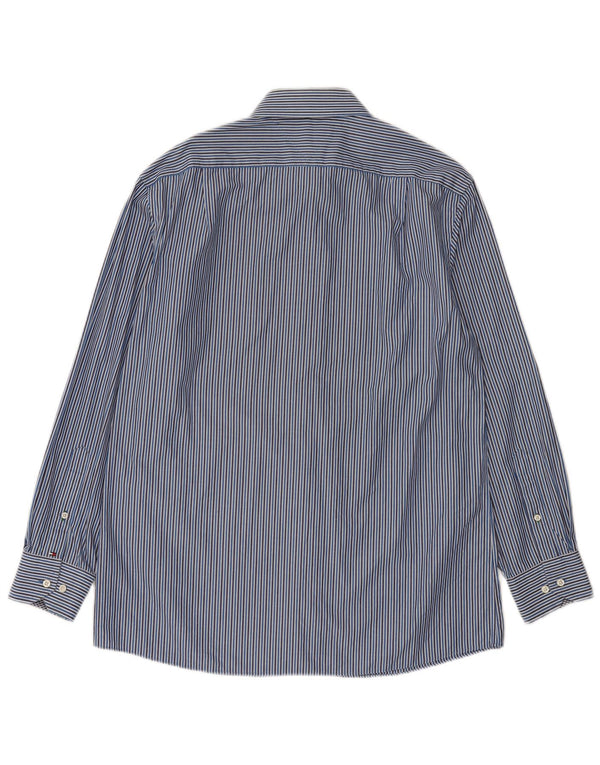 Tommy Hilfiger Herreskjorte str. 16 Large Blue Pinstripe