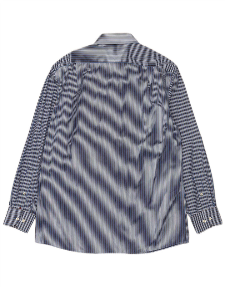 Tommy Hilfiger Herreskjorte str. 16 Large Blue Pinstripe