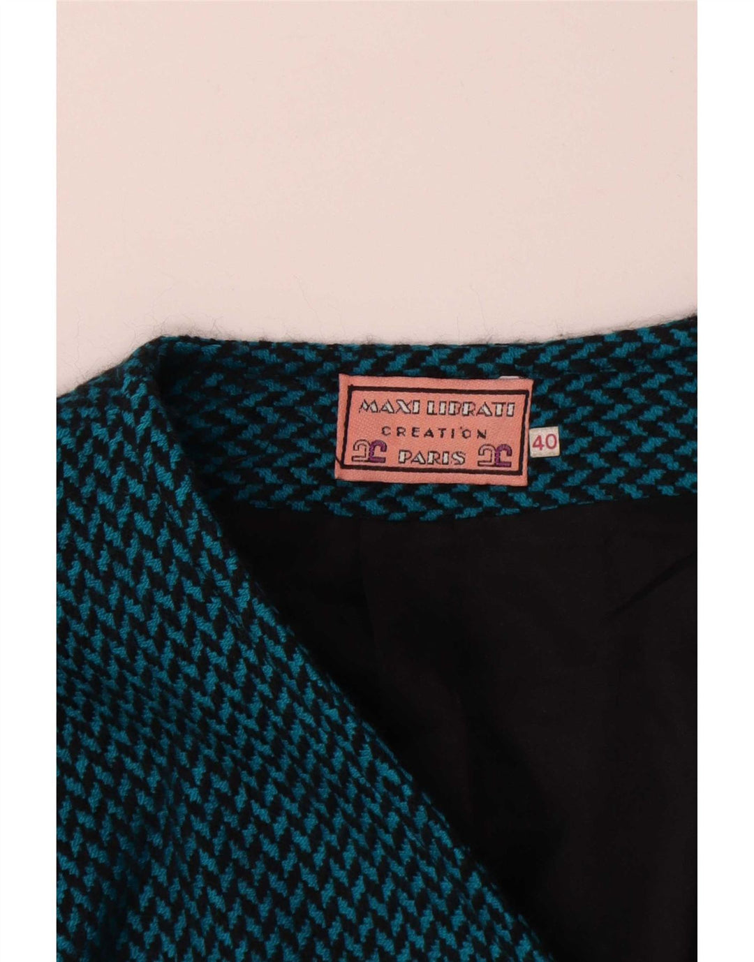 Maxi Librati Dame 3-knaps blazerjakke EU 40 Medium Blue Sildeben