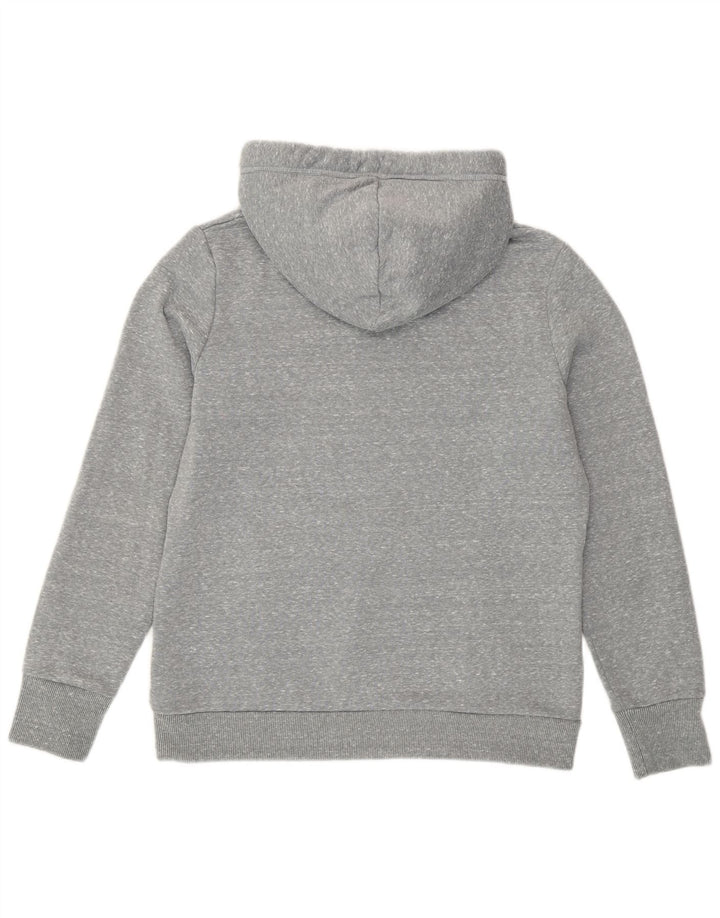 Superdry hættetrøje til kvinder UK 14 Large, grå flækket polyester