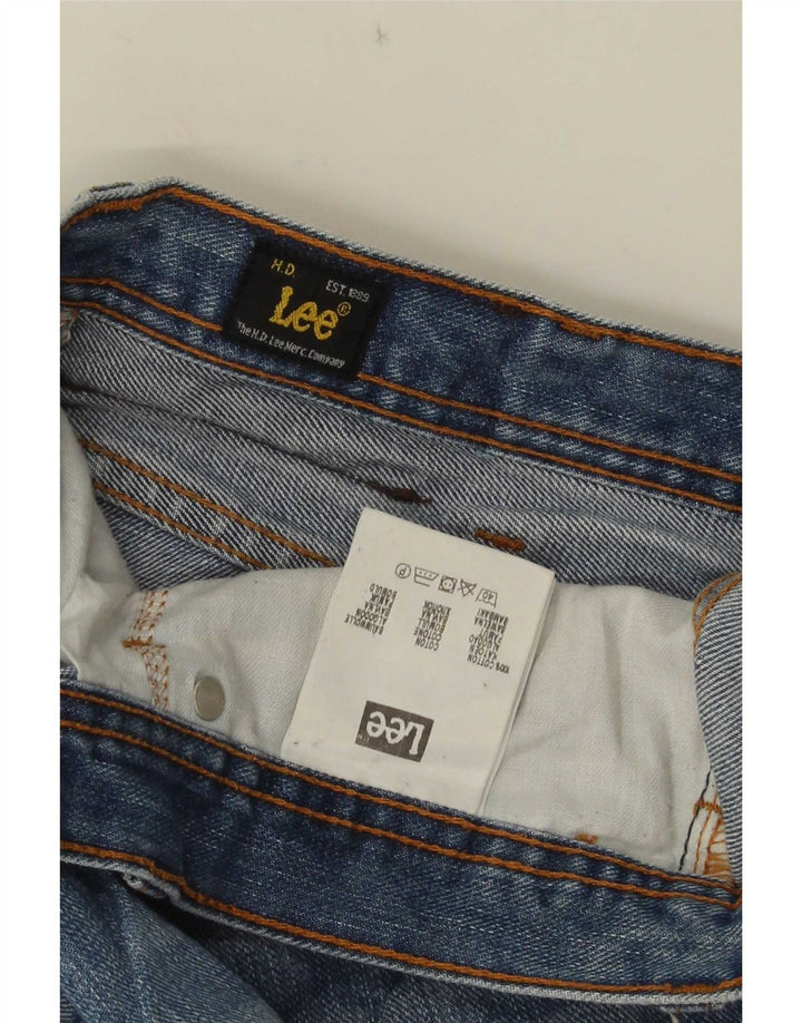 Lee Mens Brooklyn Straight Jeans W36 L31 Blå Bomuld