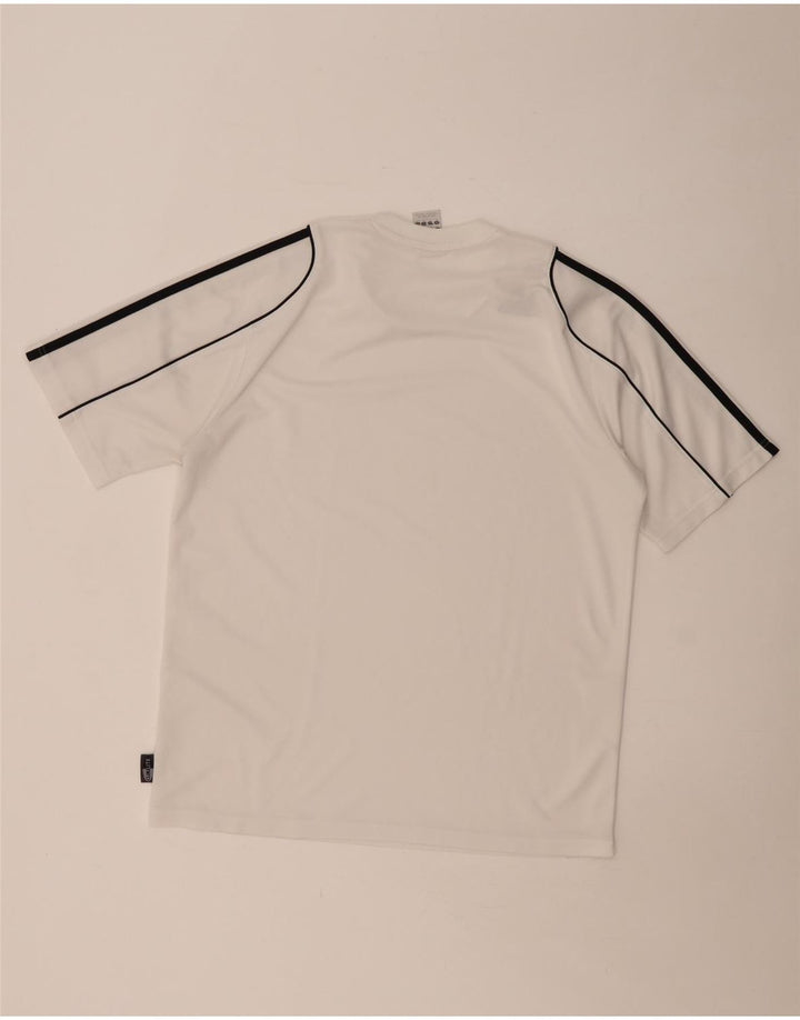 ADIDAS Herre Climalite T-Shirt Top Medium White