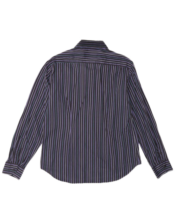 Roccobarocco Mens Shirt Medium Multicoloured Striped