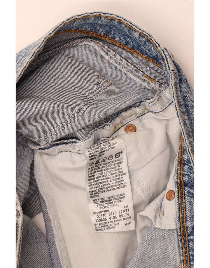 Levi's Womens 570 denimshorts W32 Large Blue Bomuld