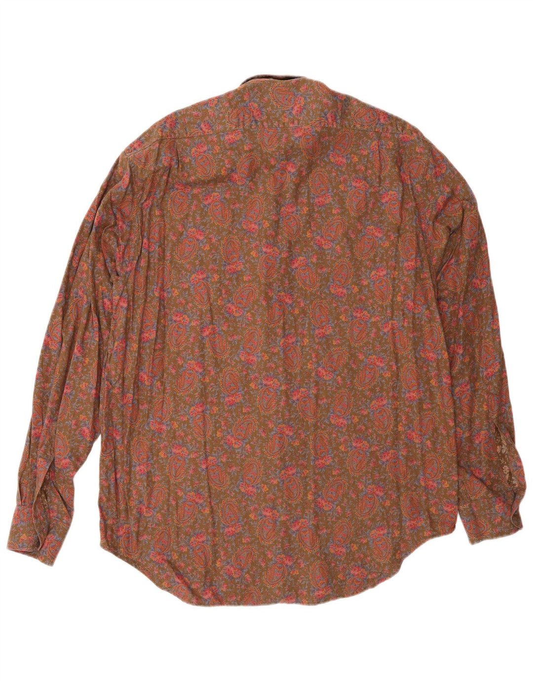 Sevres Herreskjorte Stor Brun Paisley