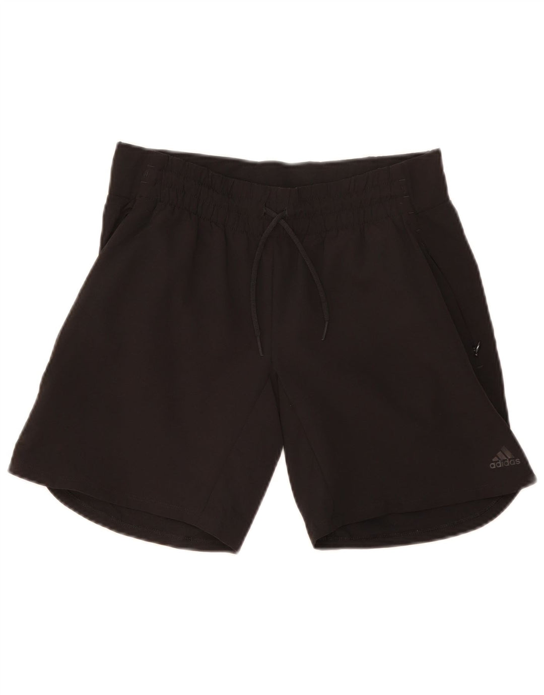 Adidas Womens Climalite Sports Shorts UK 10 Small Black Polyester