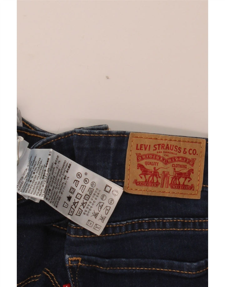Levi's Dame 715 Bootcut Jeans W24 L33 Blå Bomuld