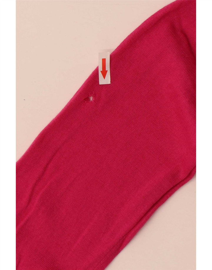 Marks & Spencer Dame Rullehals sweater UK 12 Medium Pink