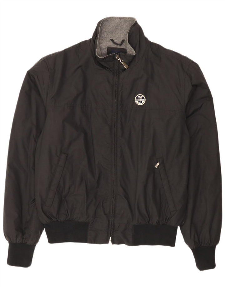 North Sails Herre Bomber Jacket UK 42 XL Sort Polyamid